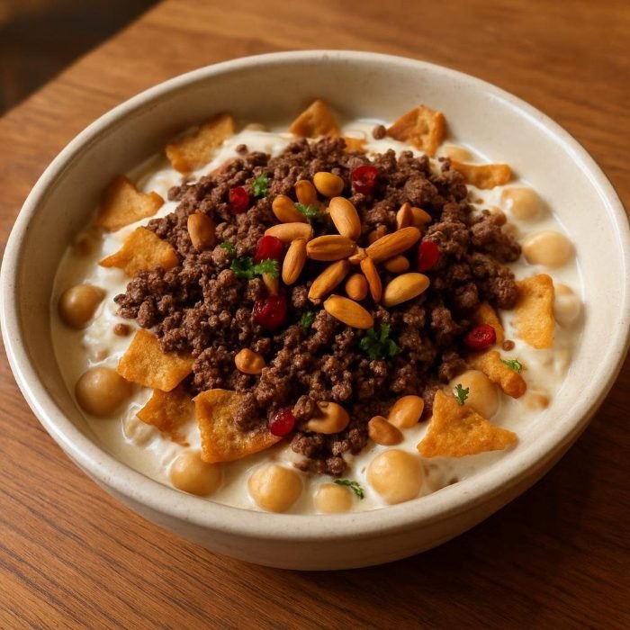 Traditional Fateh (Minced Beef)
